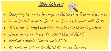 Workshops