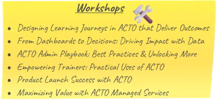 Workshops