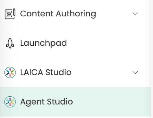 Agent Studio Agent Management