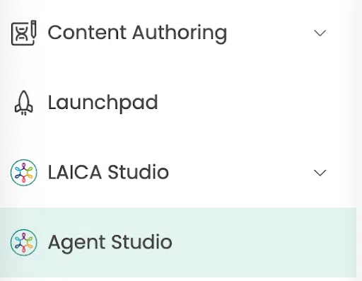 Agent Studio Agent Management