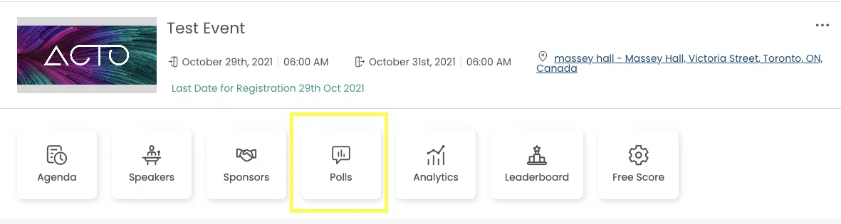 Events Poll