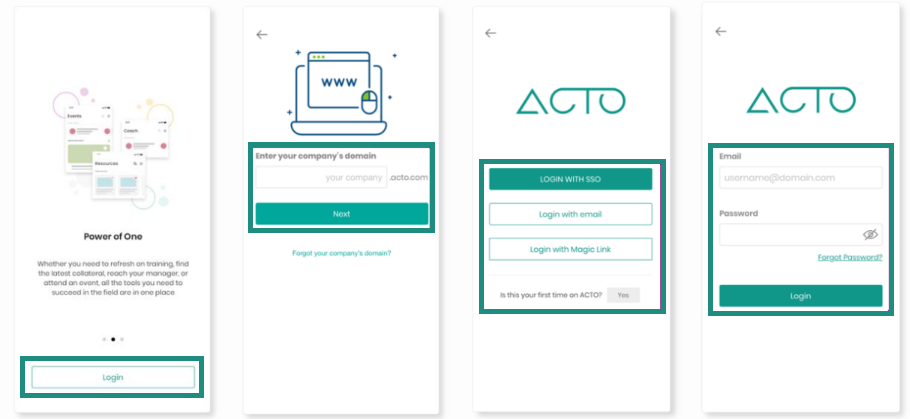 Mobile Login