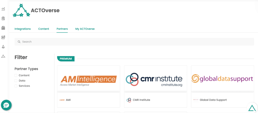ACTOverse home screen modified
